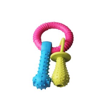 Creative Pacifier with Ring Dog Chew Gum