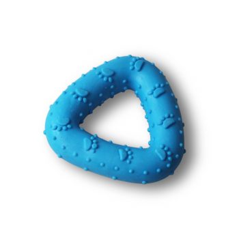 Healthy Triangle Rubber Cheww Toy for Puppy