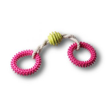 Dog Rope Toys with TPR for Interactive Tugging