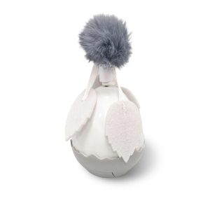 Electric Rotating Feather Cat Toy White