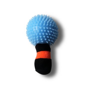 Plush Pet Toy with TPR Acanthosphere-ball Shapes for Dog Chewing and Playing