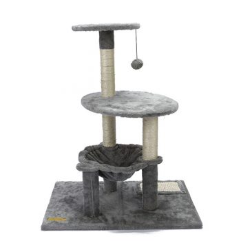 Round Cat Tree Tower With Hammock