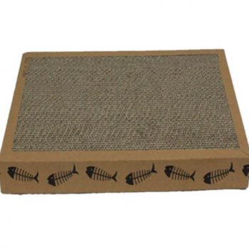 Square Cardboard Cat Scratcher Bed