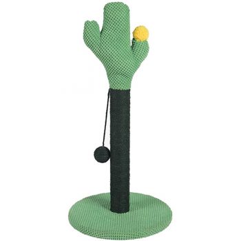 Cactus Cat Scratcher Cat Tree With Hanging Ball