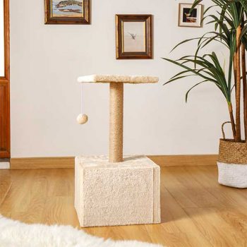 Cat Tower with Sisal Scratching Post and Perch