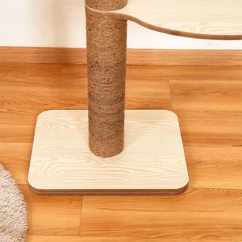 Floor-To-Ceiling Cat Tree Scratching Post