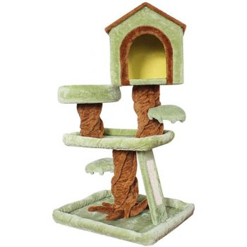 Multi-Layer Cat Tree With Sisal Scratching Board