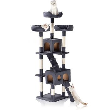 Multi-Level Cat Tree Condo with Scratching Posts