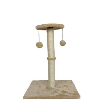 Cat Scratching Post With Hanging Balls For Indoor Cats