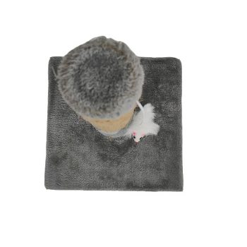 Cat Scratching Post With Hanging Mouse Toy