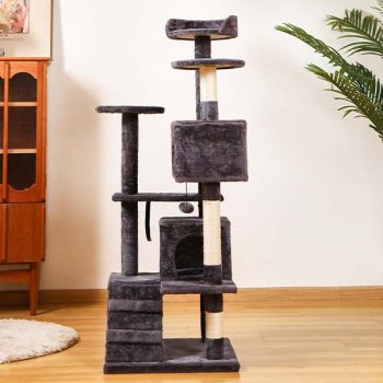 Cat Tower Scratching Post Multi-Layer Cat Tree Condo