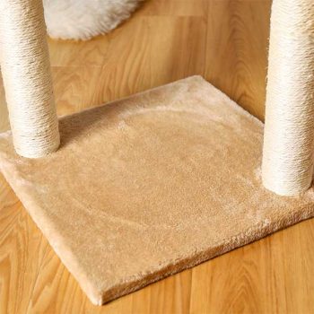 Cat Tree Condo With Acrylic Space Capsule Bed