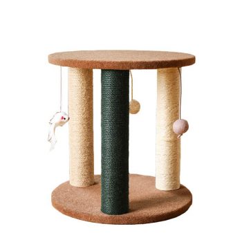 Cat Tree With Three Scratching Posts Collection For Indoor Cats