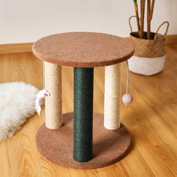 Cat Tree With Three Scratching Posts Collection For Indoor Cats