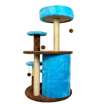 Multi-Level Cat Tree House Activity Center With Scratching Posts